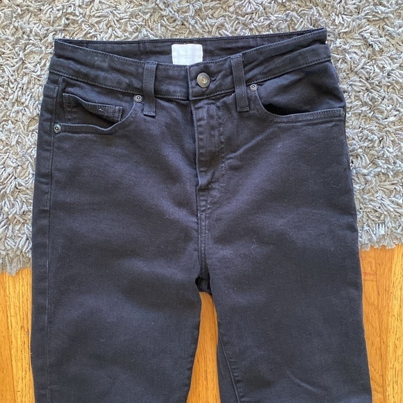 Jonathan Simkhai River High-Rise Two-Tone Stretch Straight-Leg Jeans Size 27 - Picture 5 of 13